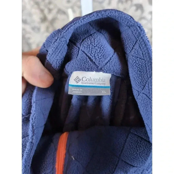 Columbia Size XL Womens Purple Athletic Outdoor Fleece Half-Zip Pullover T790 - Picture 9 of 10